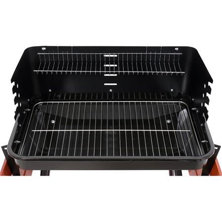 CHARCOAL GRILL W/ SHELVES GRATE 53X33CM