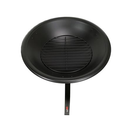 STEEL FIRE PIT WITH FOLDING LEGS 56X39CM