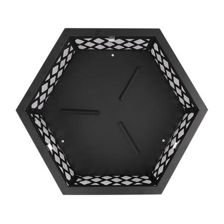 DECORATIVE STEEL FIRE PIT 70X60X63CM