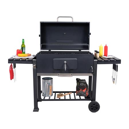 CHARCOAL GRILL XXL CAST IRON 78X42.5CM
