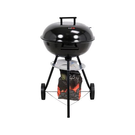 ROUND CHARCOAL GRILL WITH LID 41CM