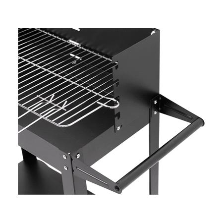 CHARCOAL GRILL WITH SHELF 48X26,5CM