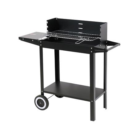 CHARCOAL GRILL WITH SHELF 48X26,5CM