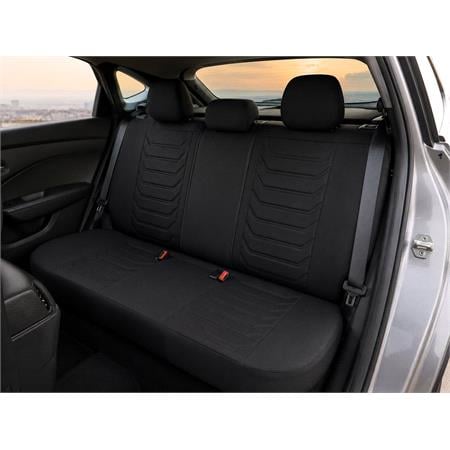CARBON Style Seat Covers (Black) For Citroen C ZERO 2010 Onwards