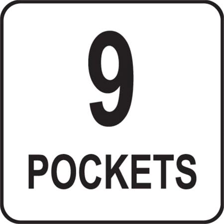 OPEN TOTE TOOL BAG 12" WITH S/S HANDLE