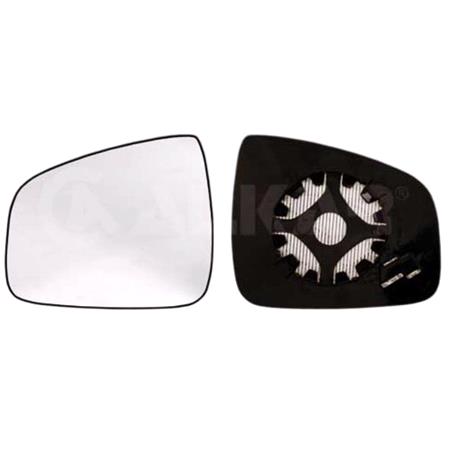 Left Wing Mirror Glass (heated) and Holder for Renault SANDERO, 2007 2013