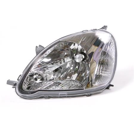 Toyota Yaris 03 05 LH Headlamp Takes H4 Bulb