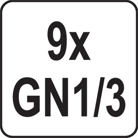 COOLING TOP DISPLAY 9x1/3 GN