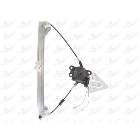 Front Right Electric Window Regulator (with motor) for Citroen ZX Estate (N), 1993 1998, 4 Door Models, WITHOUT One Touch/Antipinch, motor has 2 pins/wires