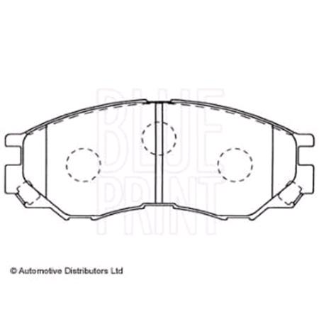 Blueprint Front Brake Pads (Full set for Front Axle)
