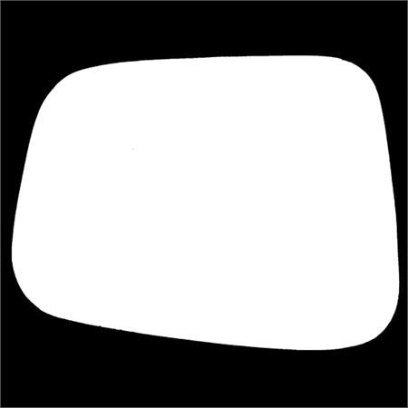 Left Stick On Wing Mirror Glass for Honda JAZZ, 2005 2008