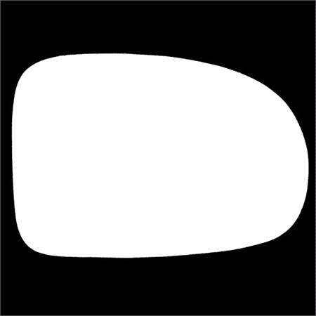 Right Stick On Wing Mirror Glass for Toyota PRIUS 2009 Onwards