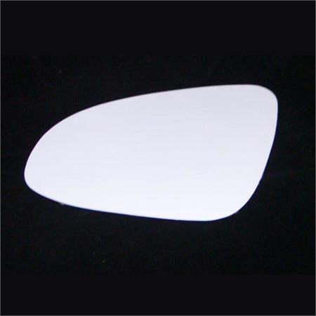 Left Stick On Wing Mirror Glass for Citroen C1 II, 2014 Onwards