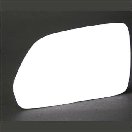 Left Stick On Wing Mirror Glass for Volkswagen Polo, 2005 2009