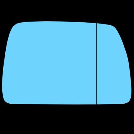 Right Blue Stick On Wing Mirror Glass for BMW X3  2004 to 2010