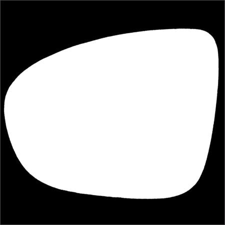 Left Stick On Wing Mirror Glass for Vauxhall MERIVA Mk II 2010 Onwards