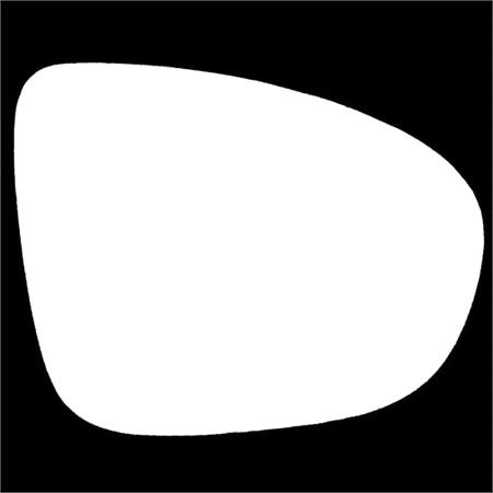 Right Stick On Wing Mirror Glass for Vauxhall MERIVA Mk II 2010 Onwards