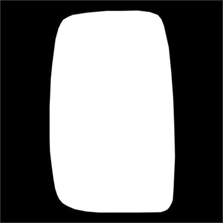 Right Stick On Wing Mirror Glass (for single glass mirrors only) for Citroen DISPATCH Platform, 2011 Onwards