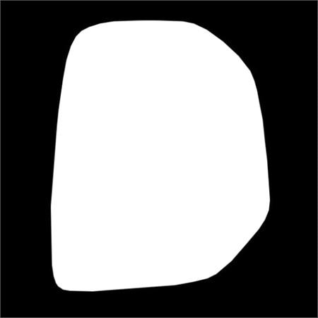Right Stick On Wing Mirror Glass for Peugeot PARTNER van 2008 2012
