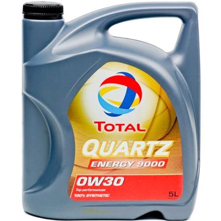 TOTAL Quartz 9000 Energy 0W 30 Fully Synthetic Engine Oil   5 Litre