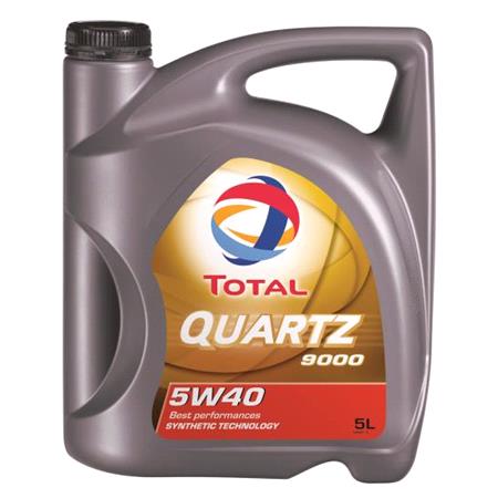 TOTAL Quartz 9000 5W 40 Fully Synthetic Engine Oil   5 Litre
