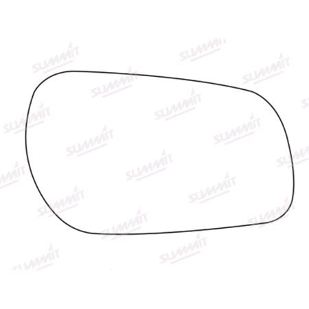 Right Stick On Wing Mirror Glass for Citroen XSARA Coupe 1998 2001