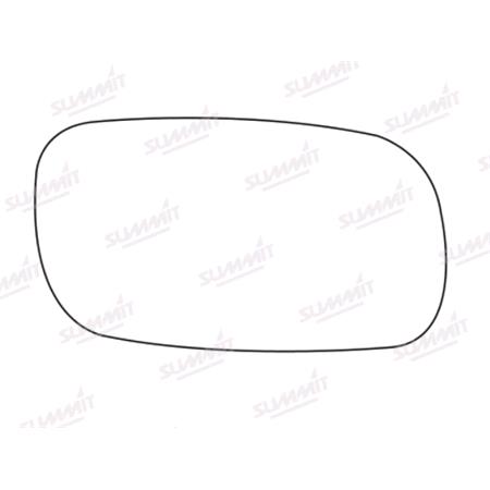 Right Stick On Wing Mirror Glass for Opel ASTRA F Van 1994 to 1999