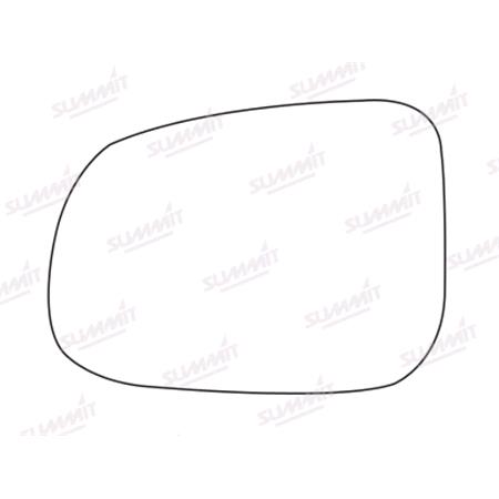 Left Stick On Wing Mirror Glass for VOLVO V50, 20102012