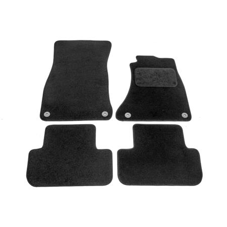 Tailored Car Floor Mats in Black for Audi A5 Coupe  2007 2016
