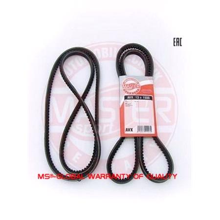 MASTER SPORT V Belt   AVX 13X1500 PCS MS