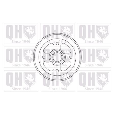 Quinton Hazell Brake Drum   BDR541