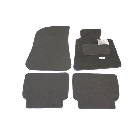 Tailored Car Floor Mats in Black for BMW 3 Series  1982 1992   E30