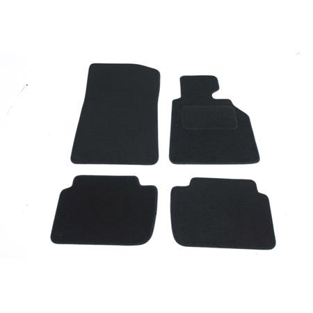 Tailored Car Floor Mats in Black for BMW 3 Series Touring  1999 2005   E46 Saloon 4 Door