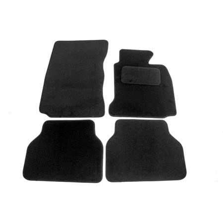 Tailored Car Floor Mats in Black for BMW 5 Series  1995 2003   E39