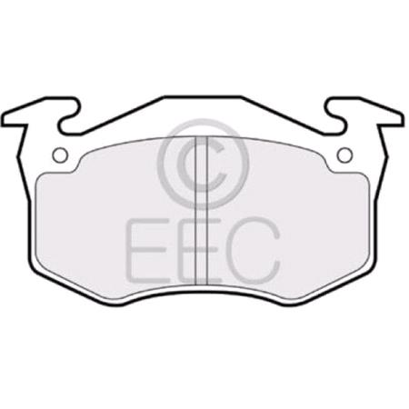 EEC Rear Brake Pads (Full set for Rear Axle)