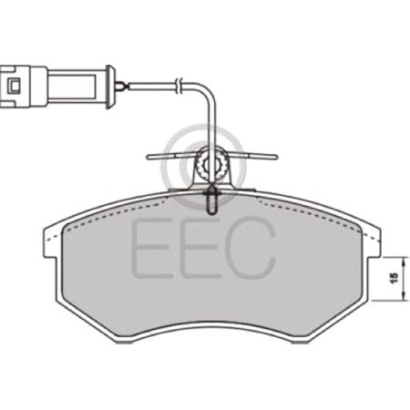 EEC Front Brake Pads (Full set for Front Axle)   BRP3017