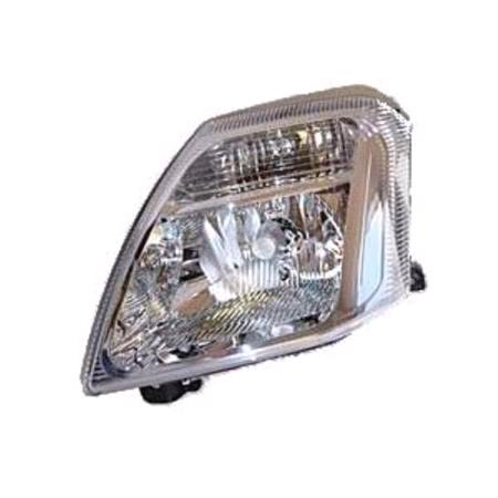 Left Headlamp (Halogen, Takes H4 Bulb, Supplied With Motor) for Citroen C2 2003 on