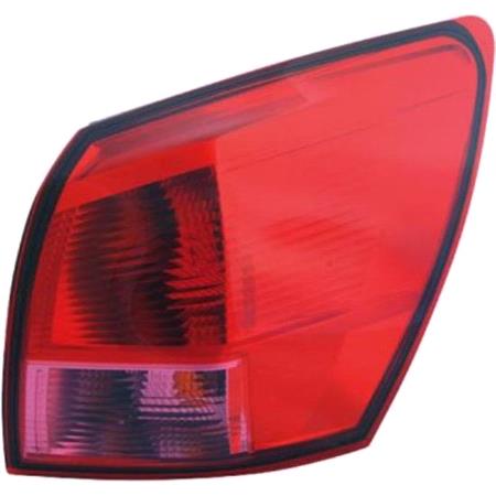 Right Rear Lamp (On Quarter Panel, Original Equipment) for Nissan QASHQAI 2007 2010