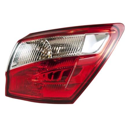 Right Rear Lamp (7 Seater Model, Outer On Quarter Panel, Supplied With Bulbholder And Bulbs, Original Equipment) for Nissan QASHQAI 2010 on