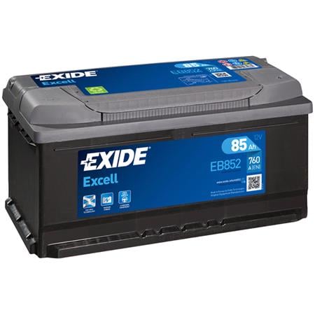 Exide EB852 Excell Battery 112 3 Year Guarantee