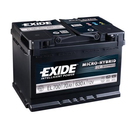 Exide EL700 EFB Stop Start Battery 096 3 Year Guarantee