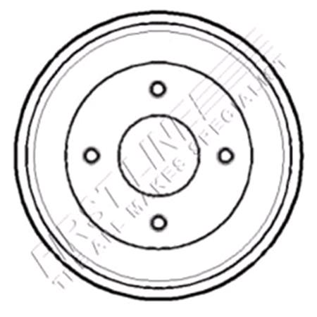 Brake Drum Ford Mondeo 1.6 93 06