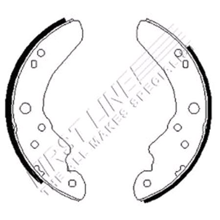 First Line Brake Shoe Set