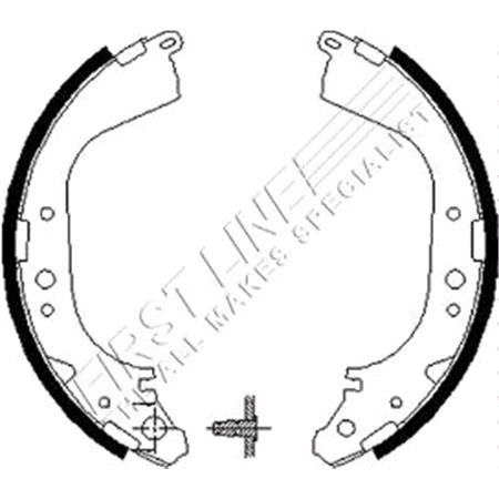 First Line Brake Shoe Set
