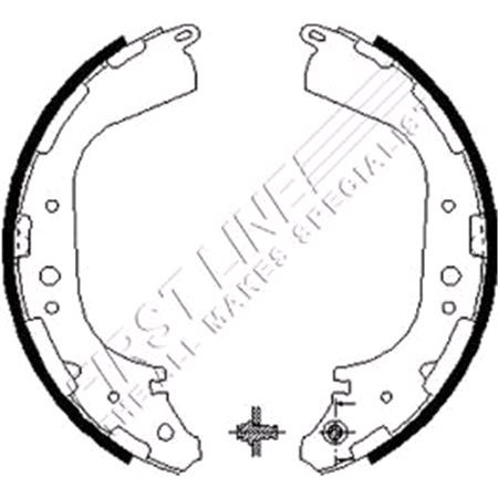 First Line Brake Shoe Set