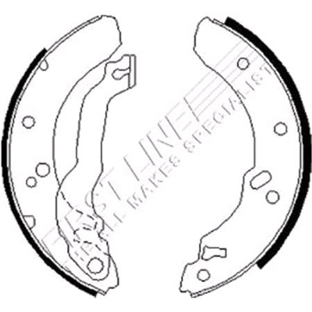 First Line Brake Shoe Set