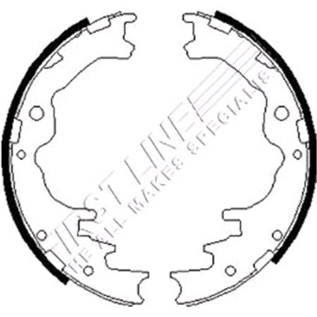 First Line Brake Shoe Set