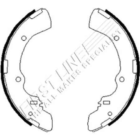 First Line Brake Shoe Set