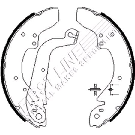 First Line Brake Shoe Set