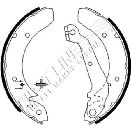 First Line Brake Shoe Set (Firstline  FBS069)